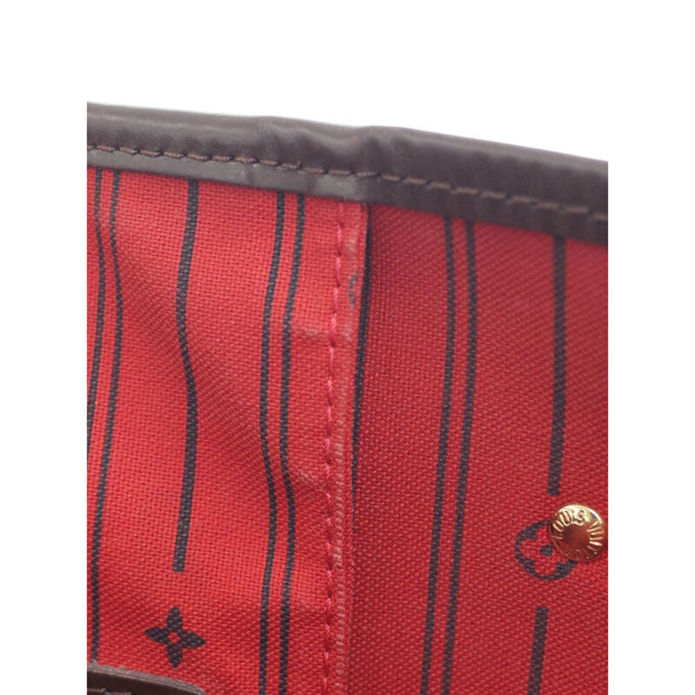 Louis Vuitton Damier Ebene Brown Neverfull Tote Bag - Picture 7 of 8